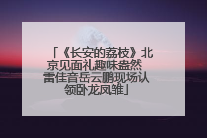《长安的荔枝》北京见面礼趣味盎然 雷佳音岳云鹏现场认领卧龙凤雏