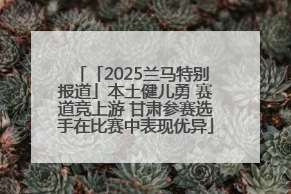 「2025兰马特别报道」本土健儿勇 赛道竞上游 甘肃参赛选手在比赛中表现优异