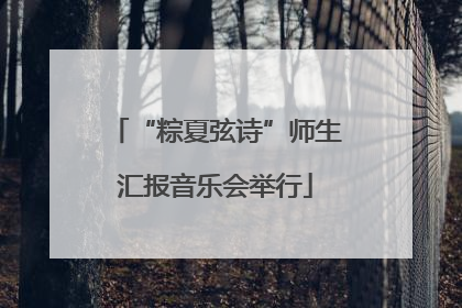 “粽夏弦诗”师生汇报音乐会举行
