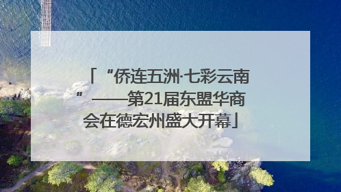 “侨连五洲·七彩云南”——第21届东盟华商会在德宏州盛大开幕