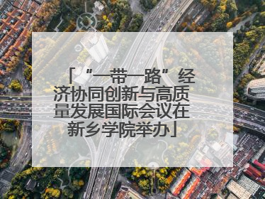 “一带一路”经济协同创新与高质量发展国际会议在新乡学院举办