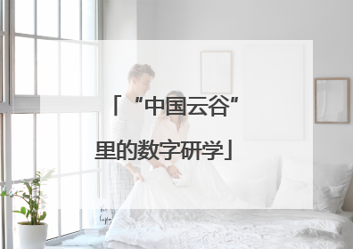 “中国云谷”里的数字研学