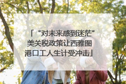 “对未来感到迷茫” 美关税政策让西雅图港口工人生计受冲击