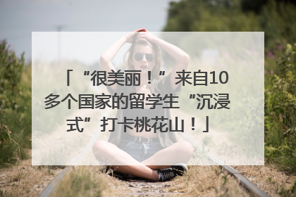 “很美丽！”来自10多个国家的留学生“沉浸式”打卡桃花山！