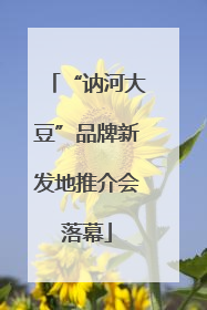 “讷河大豆”品牌新发地推介会落幕