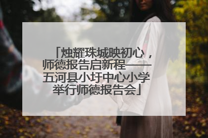 烛耀珠城映初心，师德报告启新程——五河县小圩中心小学举行师德报告会