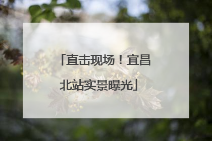 直击现场！宜昌北站实景曝光