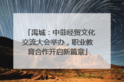 禹城：中菲经贸文化交流大会举办，职业教育合作开启新篇章