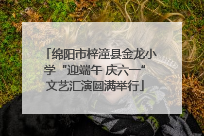 绵阳市梓潼县金龙小学“迎端午 庆六一”文艺汇演圆满举行