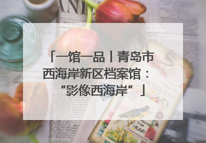 一馆一品丨青岛市西海岸新区档案馆：“影像西海岸”