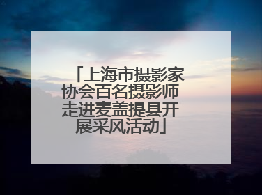 上海市摄影家协会百名摄影师走进麦盖提县开展采风活动