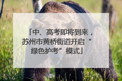 中、高考即将到来，苏州市黄桥街道开启“绿色护考”模式
