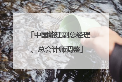 中国能建副总经理、总会计师调整