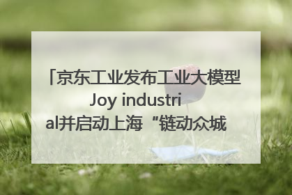 京东工业发布工业大模型Joy industrial并启动上海“链动众城 万亿降本”计划