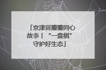 京津冀瓣瓣同心故事丨“一盘棋”守护好生态