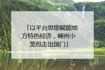 以平台思维赋能地方特色经济，嵊州小笼包走出国门