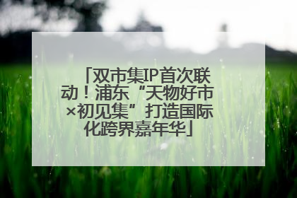 双市集IP首次联动！浦东“天物好市×初见集”打造国际化跨界嘉年华
