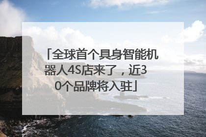 全球首个具身智能机器人4S店来了，近30个品牌将入驻