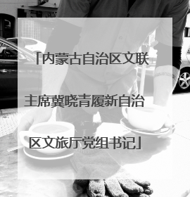 内蒙古自治区文联主席冀晓青履新自治区文旅厅党组书记