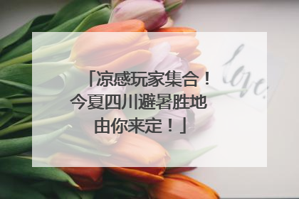 凉感玩家集合！今夏四川避暑胜地由你来定！