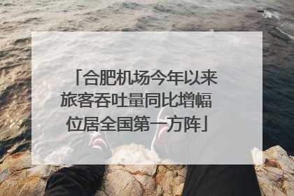 合肥机场今年以来旅客吞吐量同比增幅位居全国第一方阵