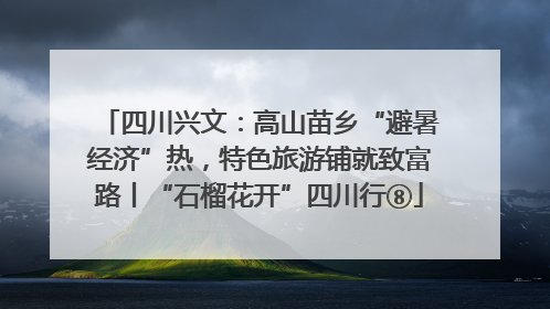 四川兴文：高山苗乡“避暑经济”热，特色旅游铺就致富路丨“石榴花开”四川行⑧