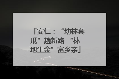 安仁：“幼林套瓜”趟新路 “林地生金”富乡亲