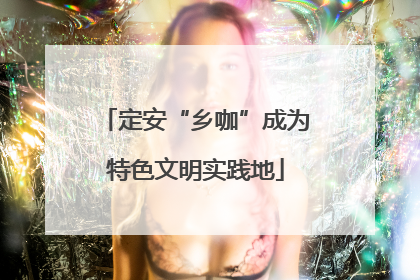 定安“乡咖”成为特色文明实践地