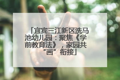 宜宾三江新区洗马池幼儿园：聚焦《学前教育法》，家园共“画”衔接