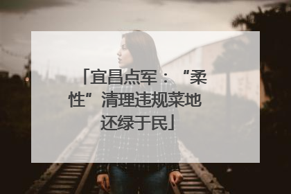 宜昌点军：“柔性”清理违规菜地 还绿于民