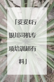妥妥E行银川司机专项培训超有料