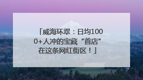 威海环翠：日均1000+人冲的宝藏“首店”在这条网红街区！