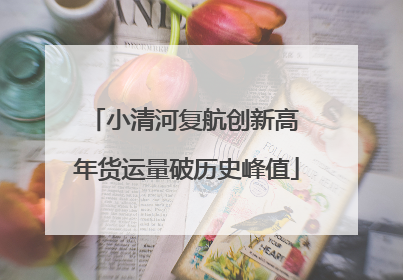 小清河复航创新高 年货运量破历史峰值