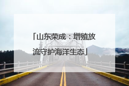 山东荣成：增殖放流守护海洋生态