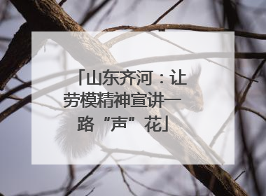 山东齐河：让劳模精神宣讲一路“声”花