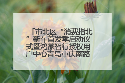市北区“消费指北”新车首发季启动仪式暨鸿蒙智行授权用户中心青岛重庆南路开业盛典成功举办