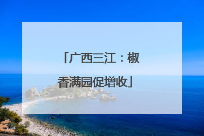广西三江：椒香满园促增收