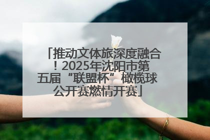 推动文体旅深度融合！2025年沈阳市第五届“联盟杯”橄榄球公开赛燃情开赛