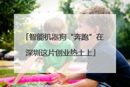 智能机器狗“奔跑”在深圳这片创业热土上