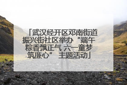 武汉经开区邓南街道振兴街社区举办“端午粽香飘正气 六一童梦筑廉心” 主题活动