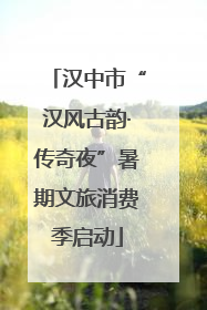 汉中市“汉风古韵·传奇夜”暑期文旅消费季启动