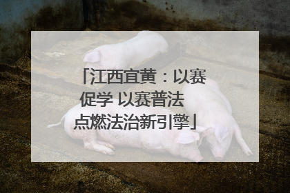 江西宜黄：以赛促学 以赛普法 点燃法治新引擎