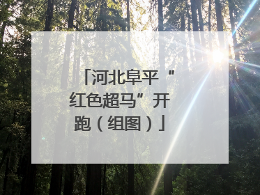 河北阜平“红色超马”开跑（组图）