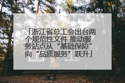 浙江省总工会出台两个规范性文件 推动服务站点从“基础保障”向“品质服务”跃升