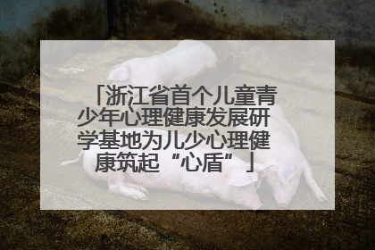 浙江省首个儿童青少年心理健康发展研学基地为儿少心理健康筑起“心盾”