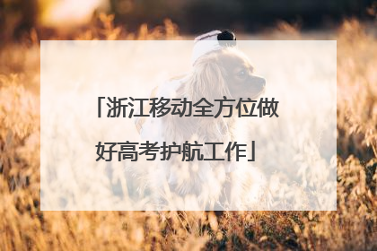 浙江移动全方位做好高考护航工作