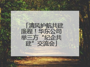 清风护航共建廉程！华东公司举三方“纪企共建”交流会