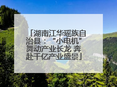 湖南江华瑶族自治县：“小电机”舞动产业长龙 奔赴千亿产业盛景