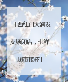 西红门大润发卖场闭店，七鲜超市接棒