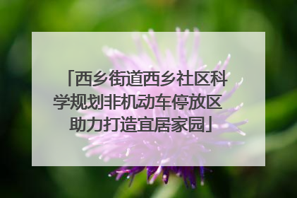西乡街道西乡社区科学规划非机动车停放区 助力打造宜居家园